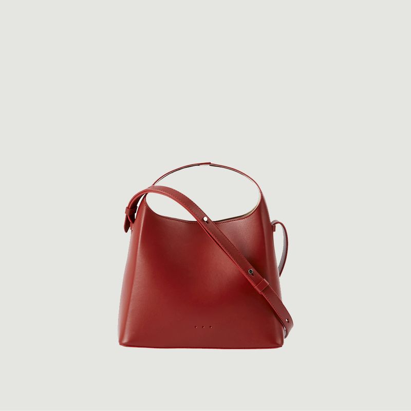 AESTHER EKME Mini Hobo Smooth Leather Shoulder Bag