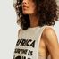 matière AYTIN printed tank top - Africa your time is now