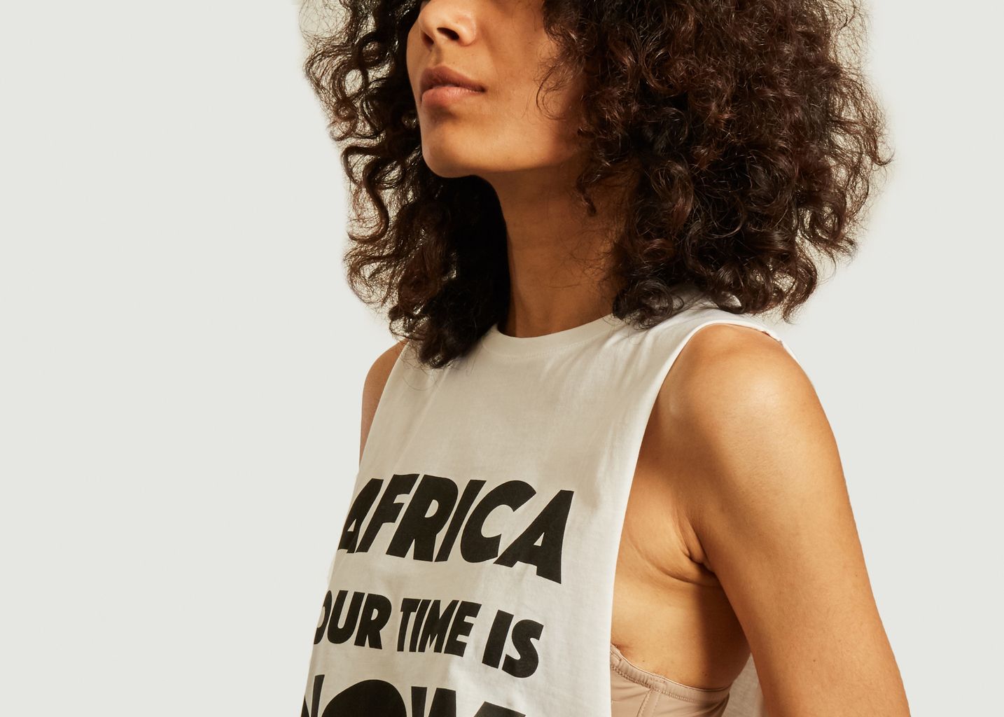 AYTIN printed tank top - Africa your time is now