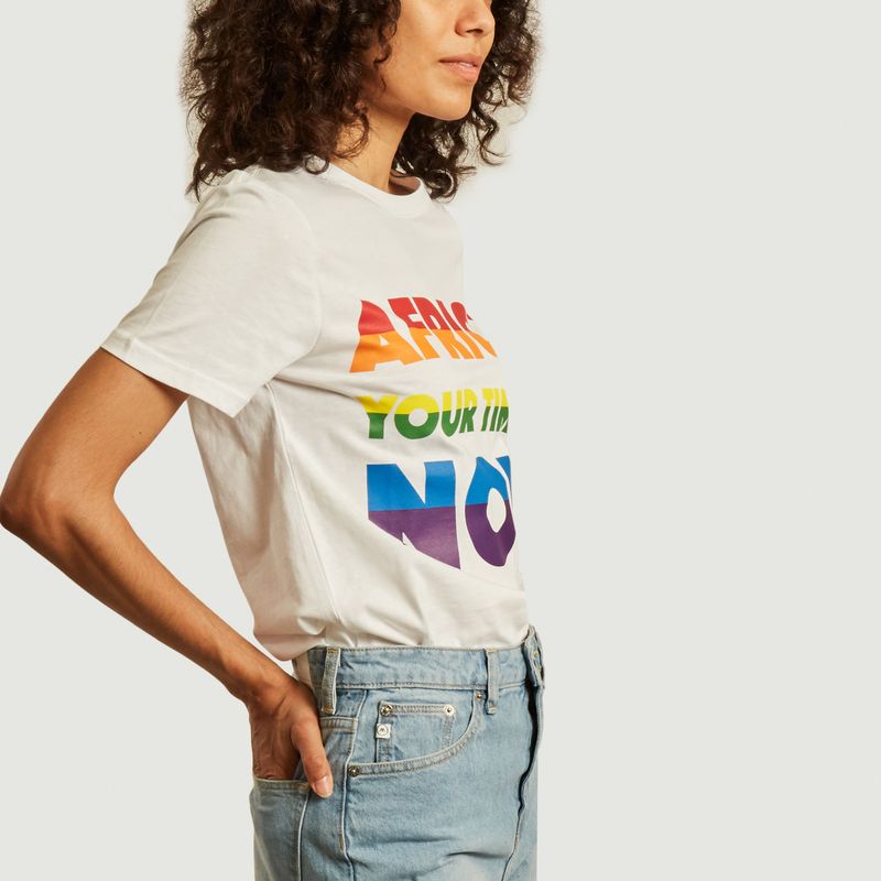 T-shirt à lettrage imprimé AYTIN Pride - Africa your time is now