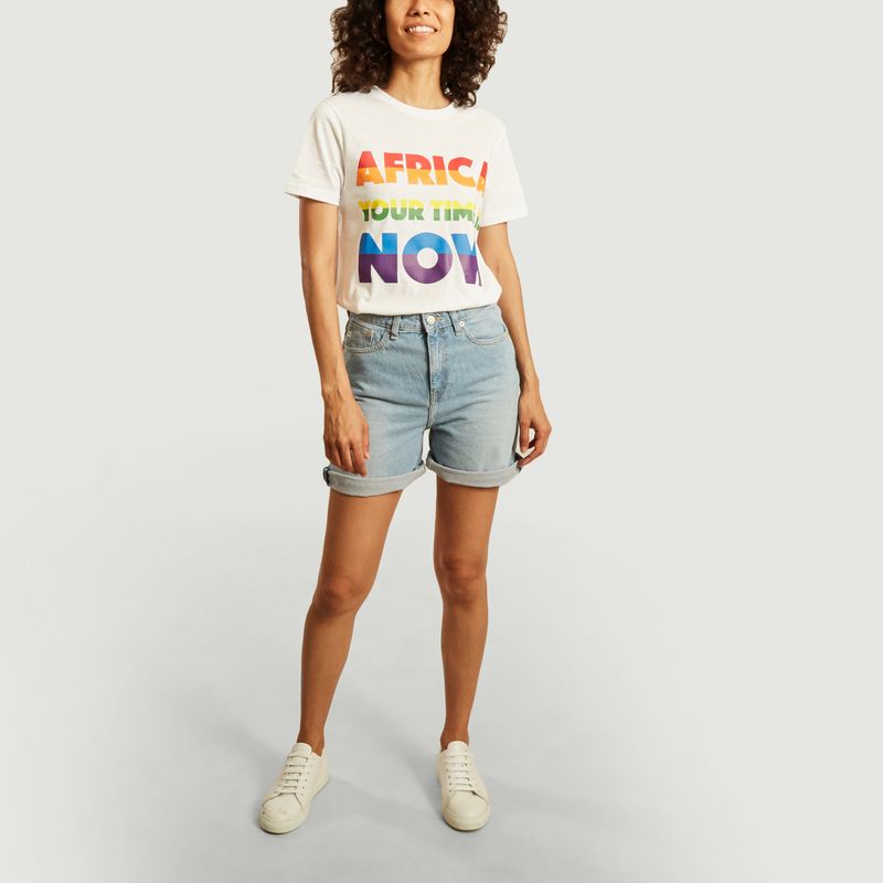 T-shirt à lettrage imprimé AYTIN Pride - Africa your time is now