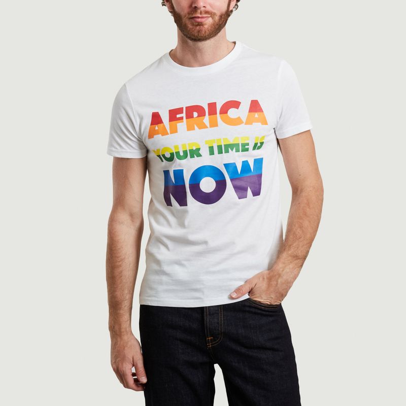 T-shirt à lettrage imprimé AYTIN Pride - Africa your time is now