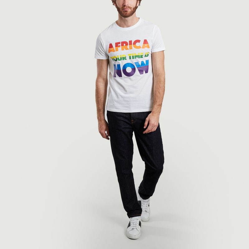T-shirt à lettrage imprimé AYTIN Pride - Africa your time is now