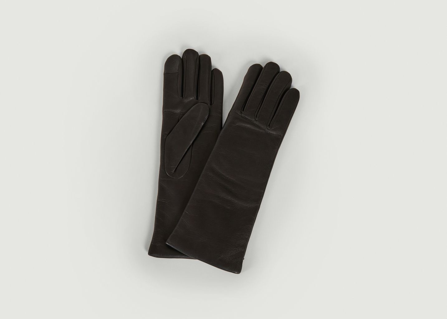 Christina cashmere-lined leather gloves - Agnelle