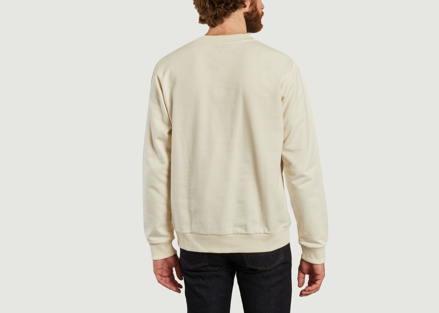 Sweatshirt siglé en coton bio - agnès b.
