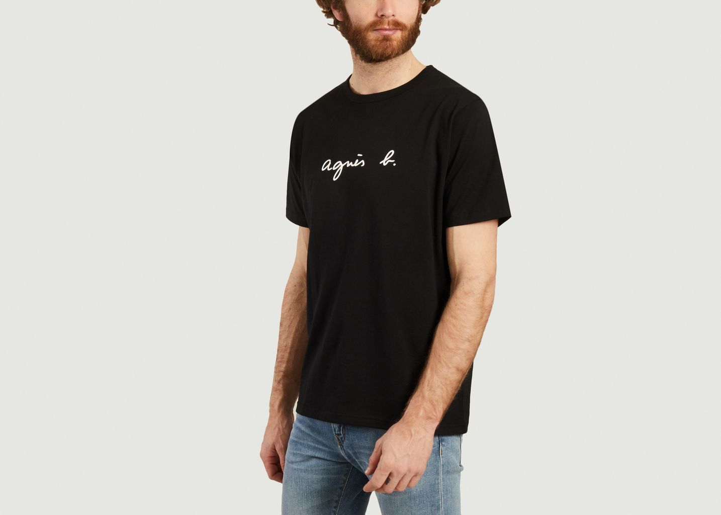 T-shirt logotypé en coton - agnès b.