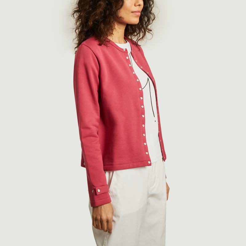 Cardigan en coton Rosana Framboise agnès b. | L’Exception