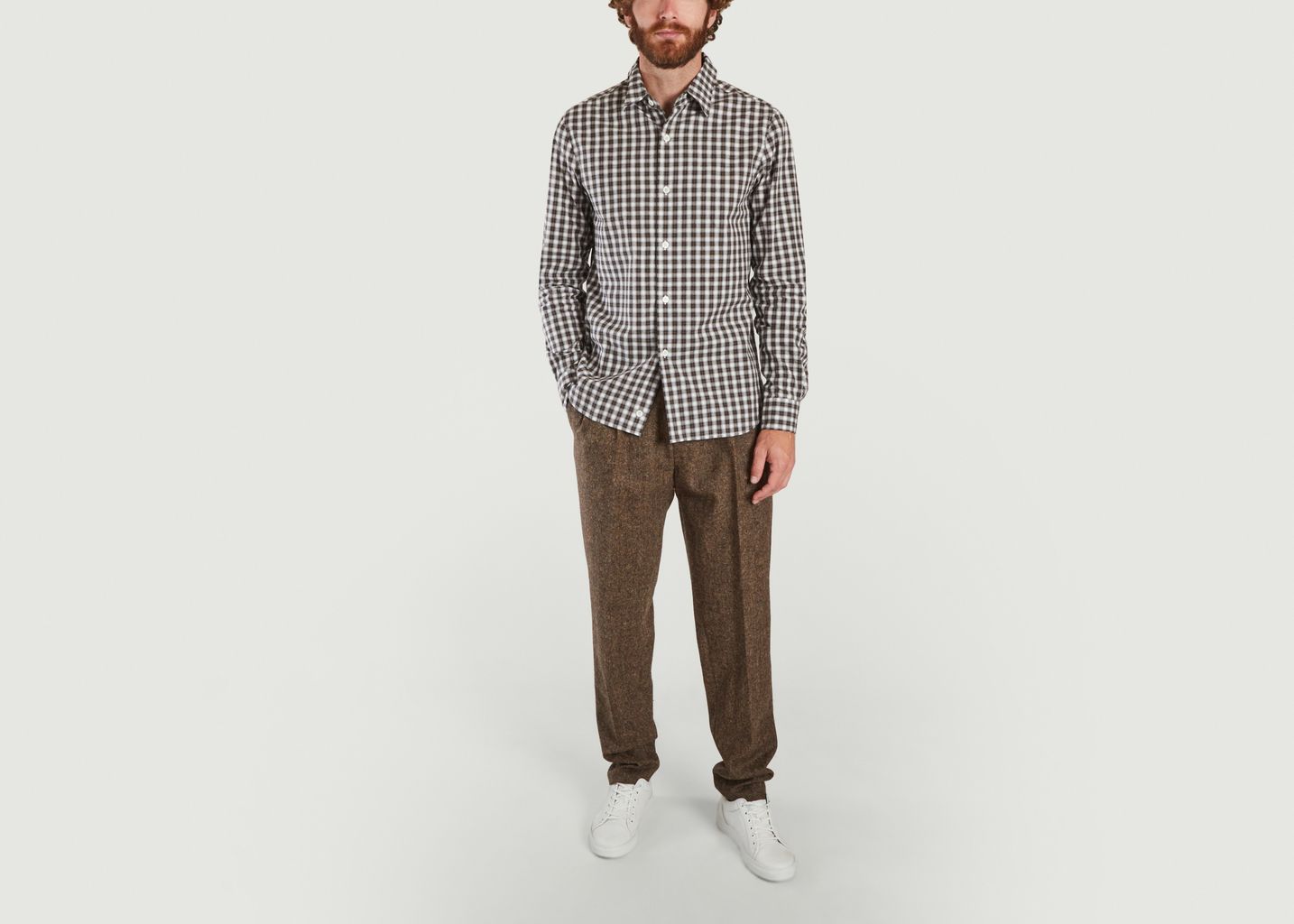 Pantalon à plis - agnès b.