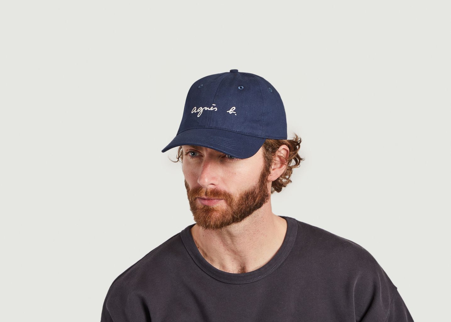 Casquette logotypée en coton - agnès b.