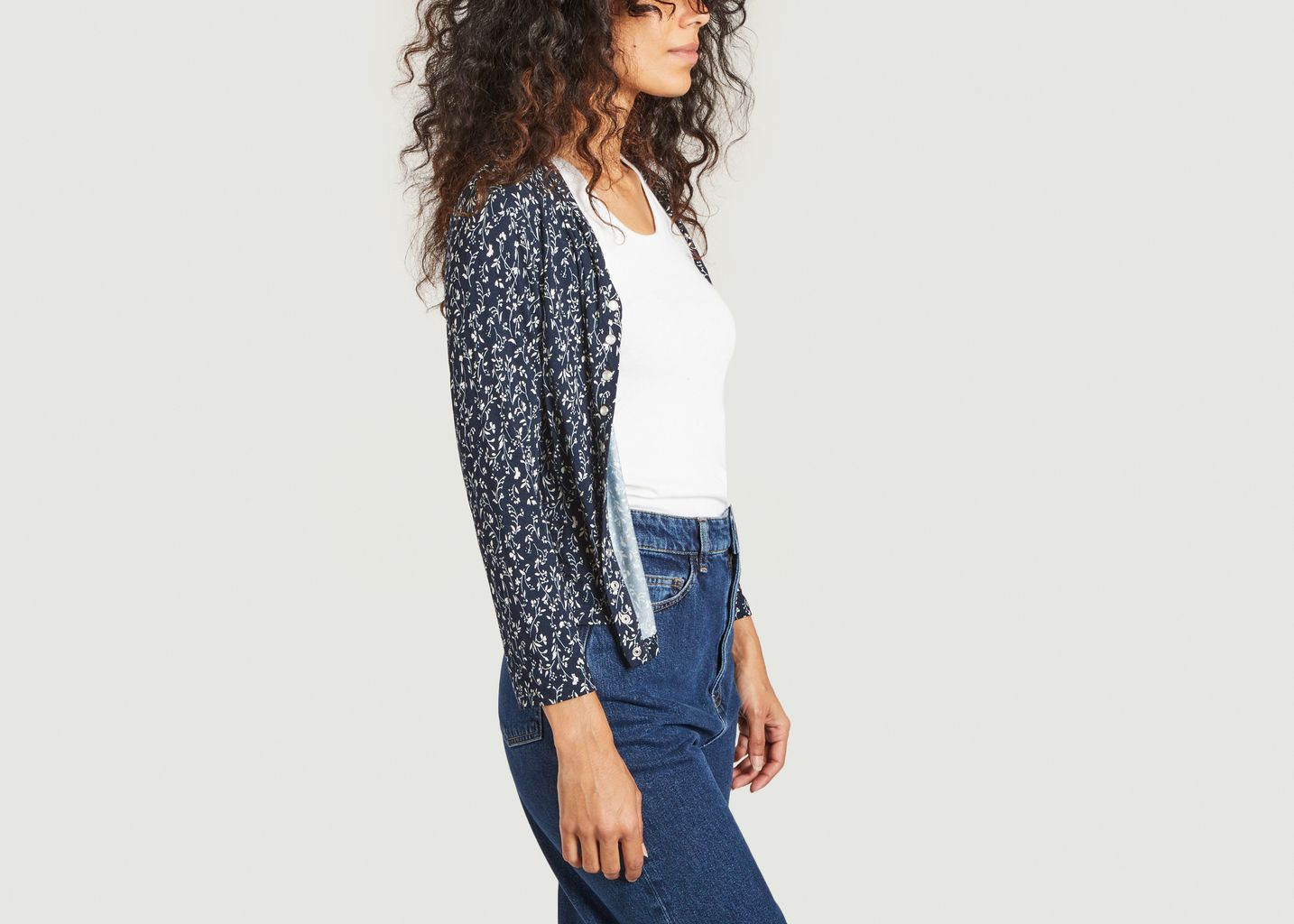 Cardigan imprimé fleuri Le Petit - agnès b.