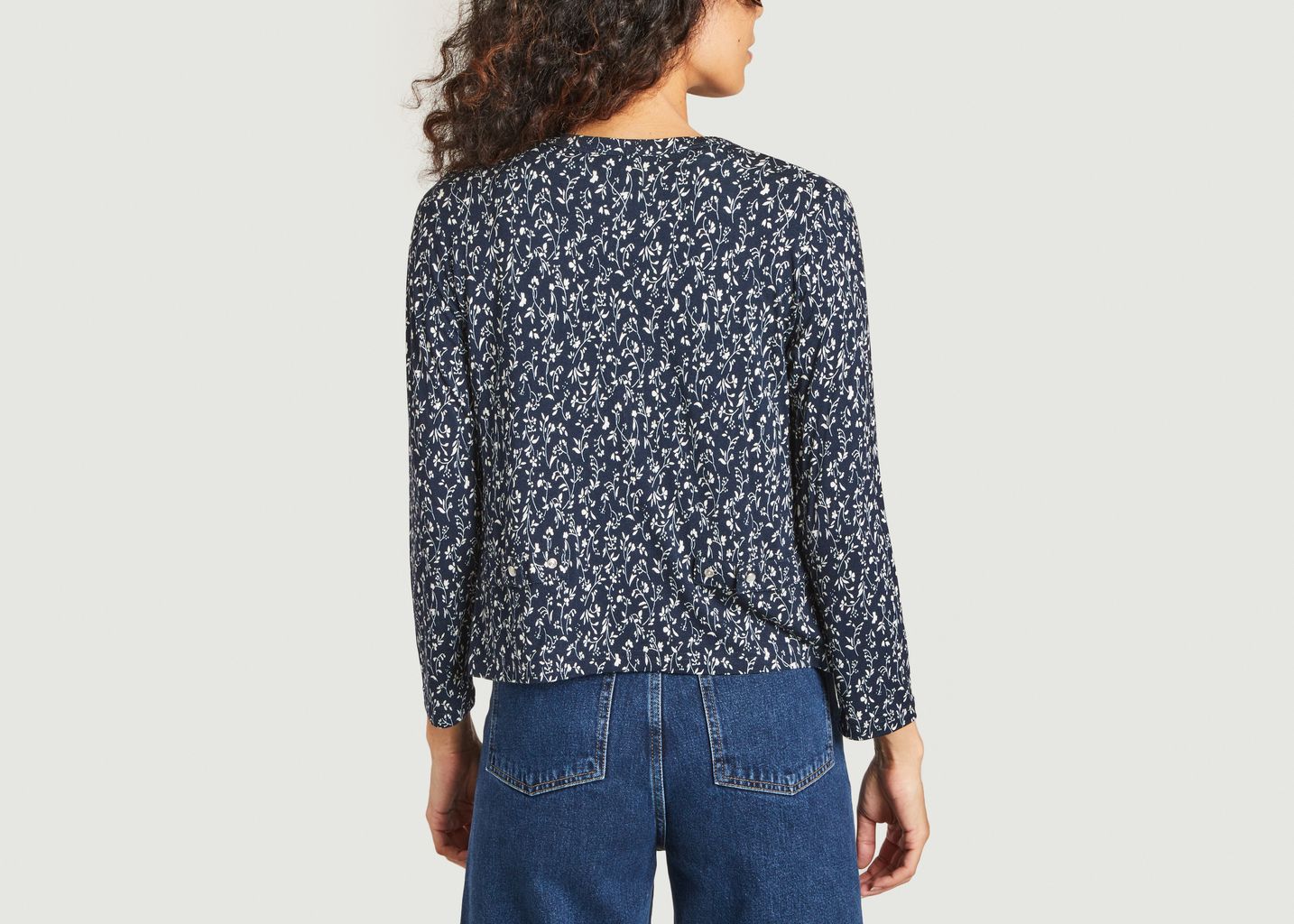 Cardigan imprimé fleuri Le Petit - agnès b.