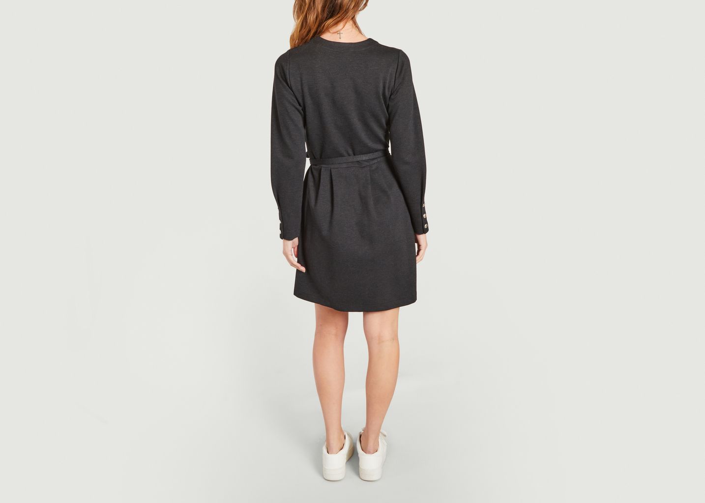 Robe ceinturée boutonnée Eloise - agnès b.