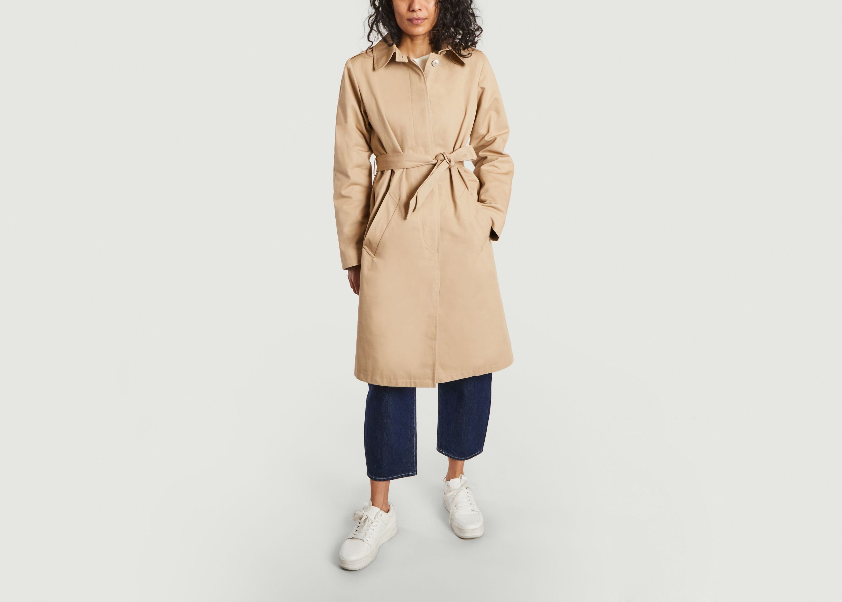 agnes b trench coat
