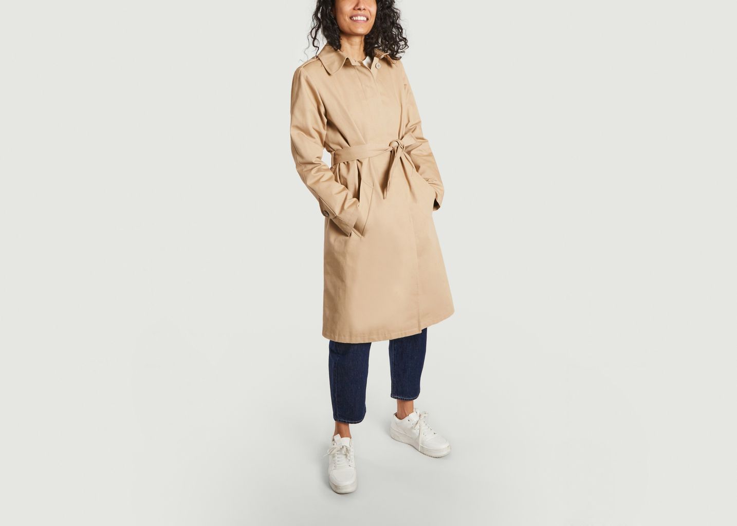 agnes b trench coat