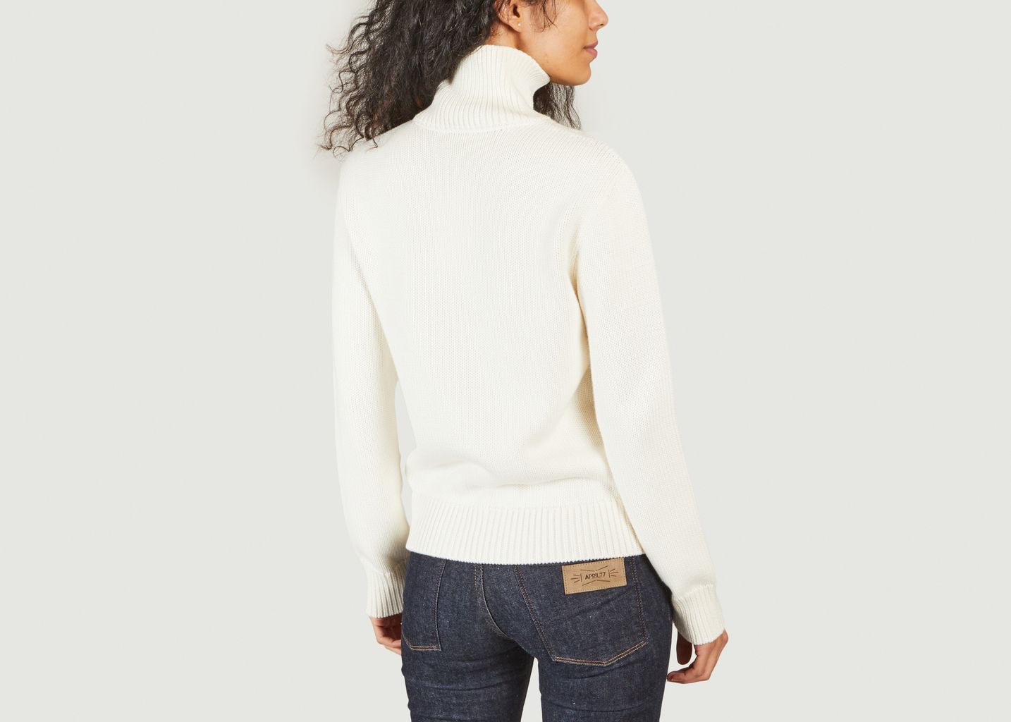 Rêve pima cotton turtleneck sweater - agnès b.