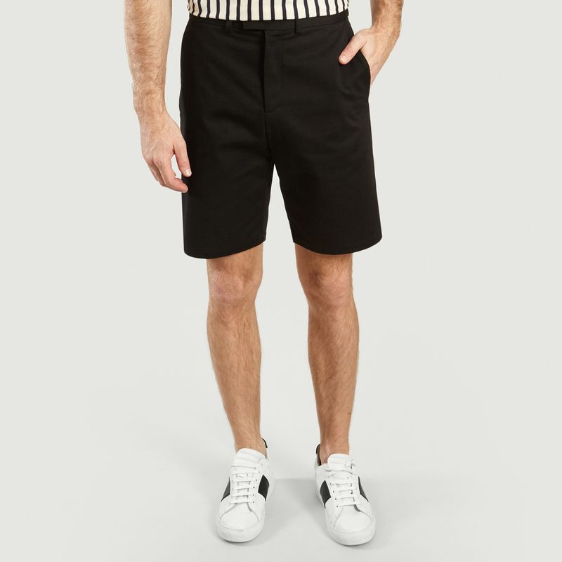 Jamming cotton bermuda shorts - agnès b.