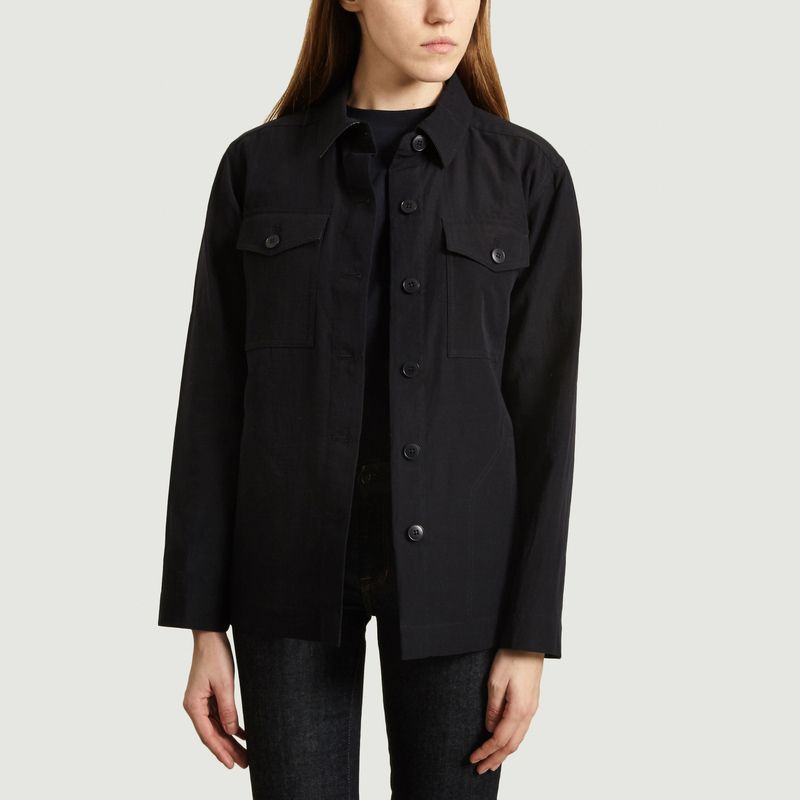 Buttonned overshirt with pockets - agnès b.