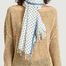 matière Mary polka dot cotton scarf - agnès b.