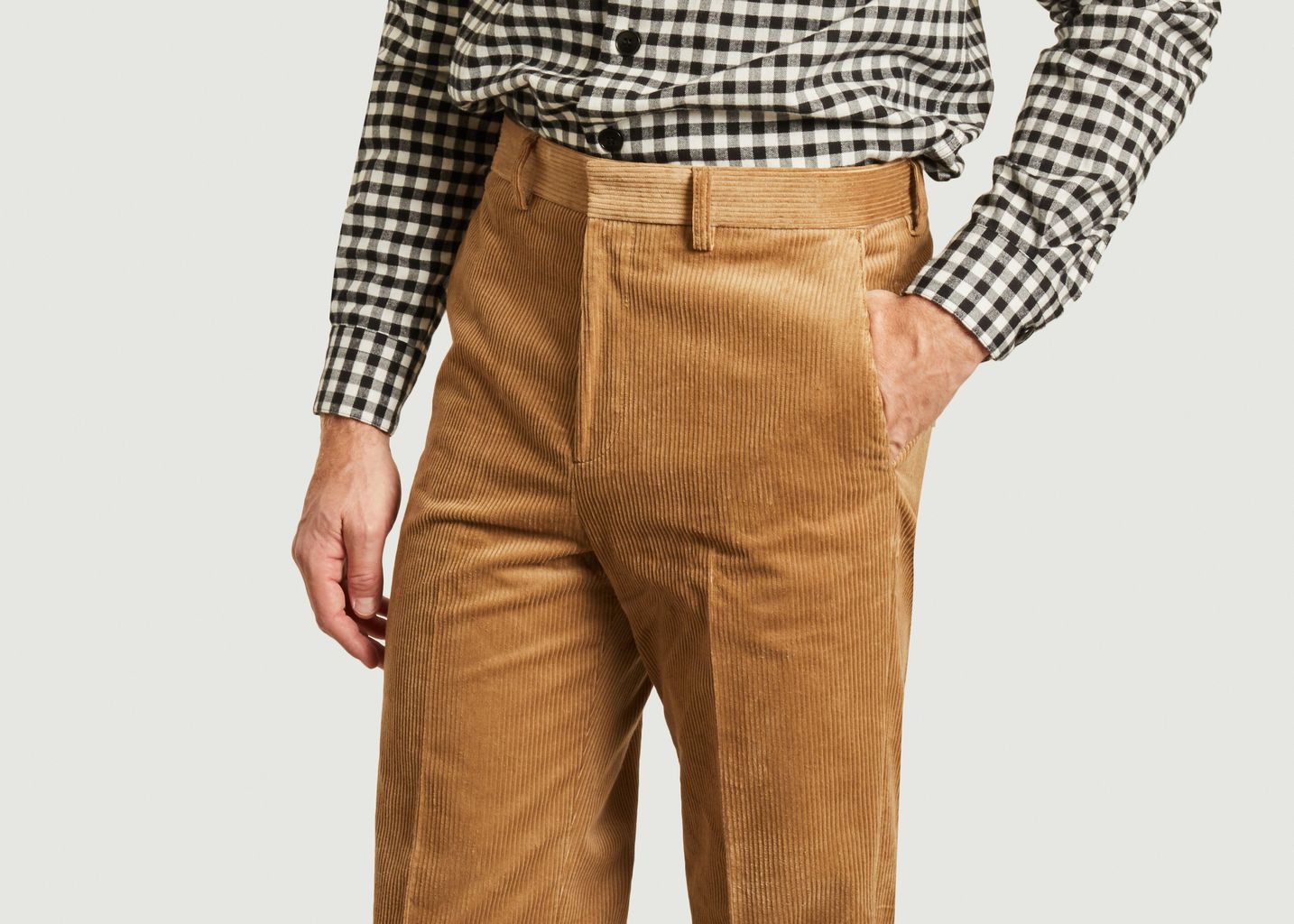 Pantalon en velours côtelé  - agnès b.