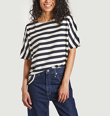 Tee-shirt oversize à rayures