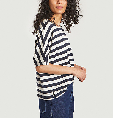 Tee-shirt oversize à rayures