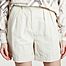 matière Cotton and linen high waist shorts - Aigle
