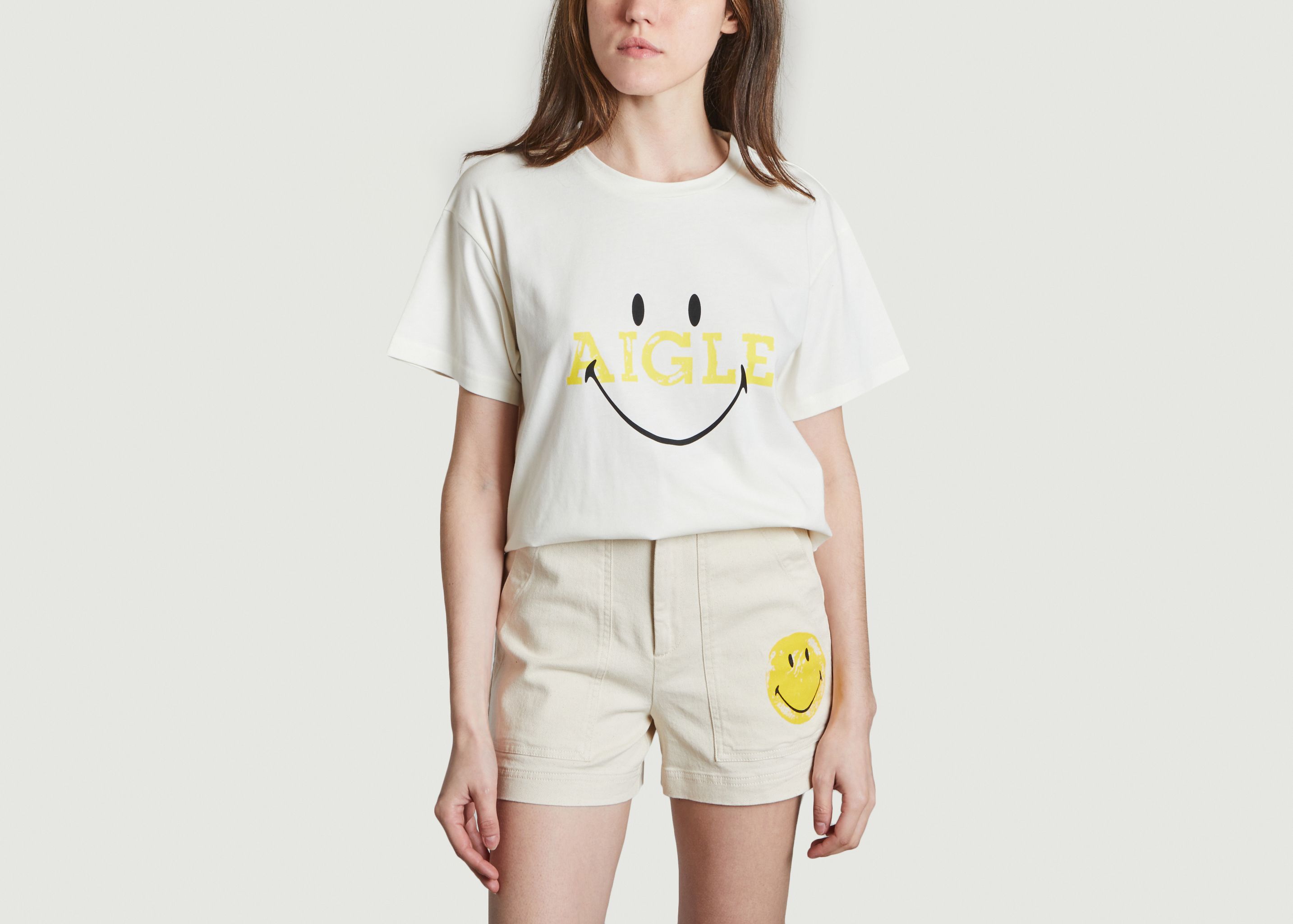 T-shirt Aigle x Smiley - Aigle