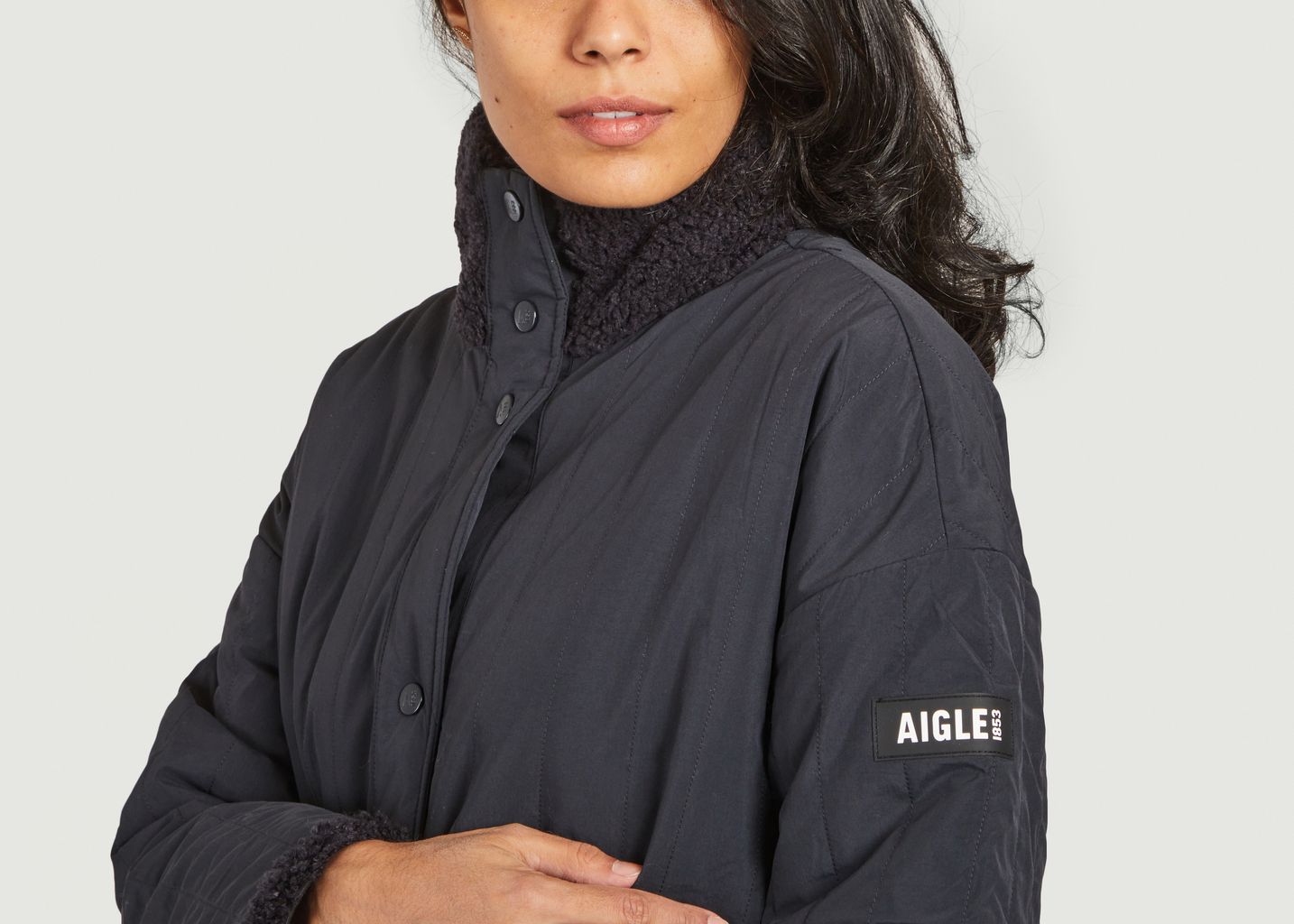 Long reversible jacket with Gore-Tex - Aigle