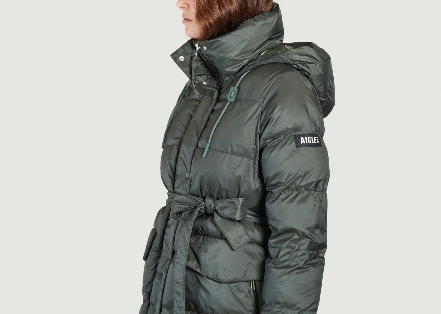 Long water-repellent jacket with hood  - Aigle