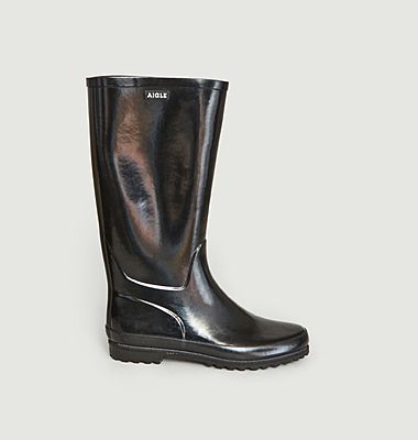 Eliosa patent rain boots  