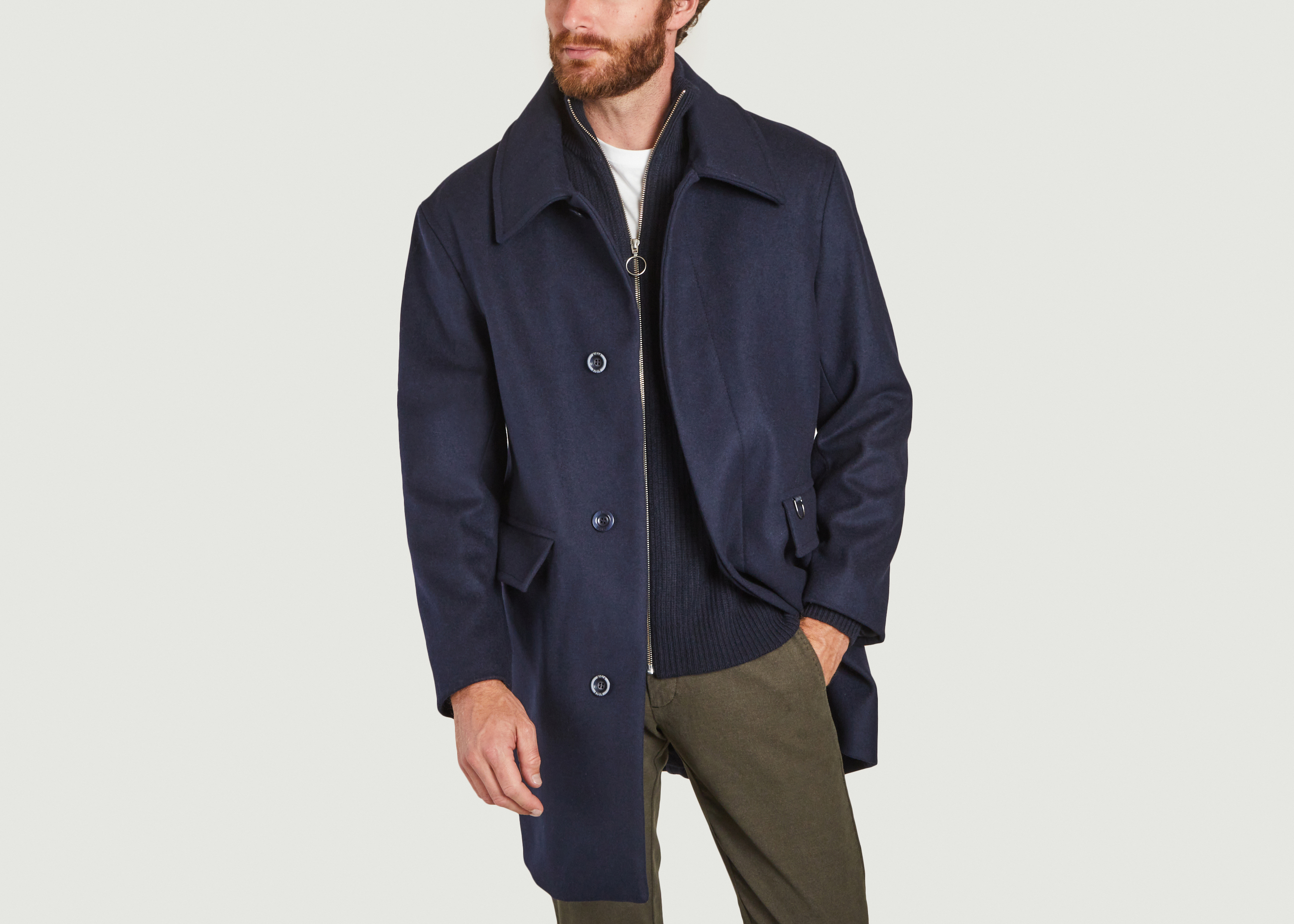 Mid-length coat