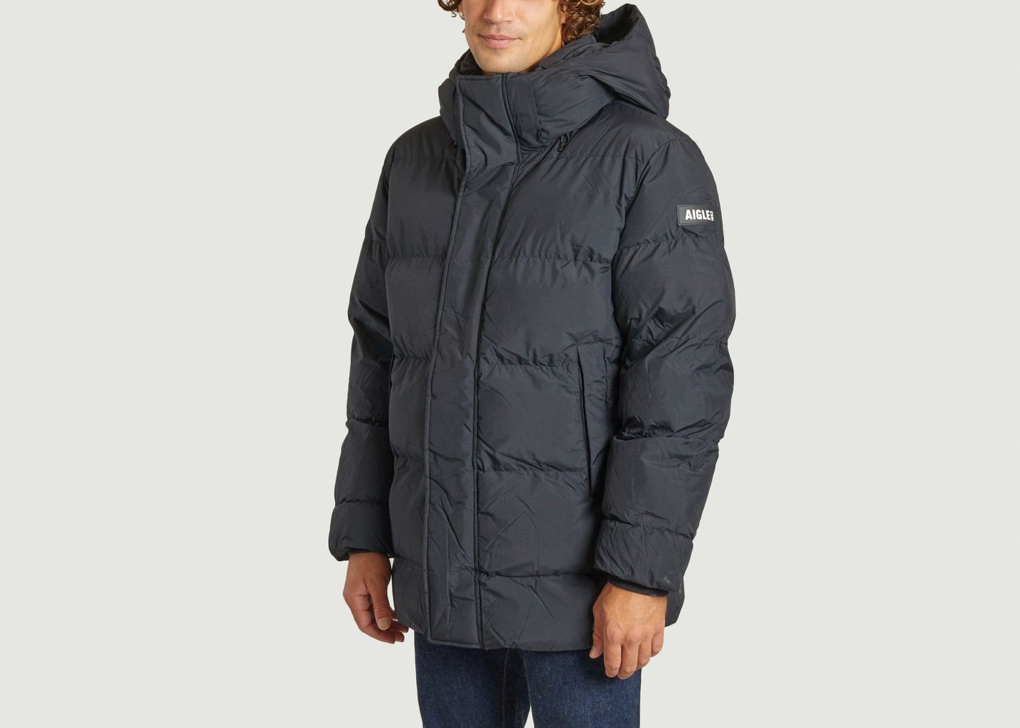 Dupont Sorona® mid-length down jacket - Aigle