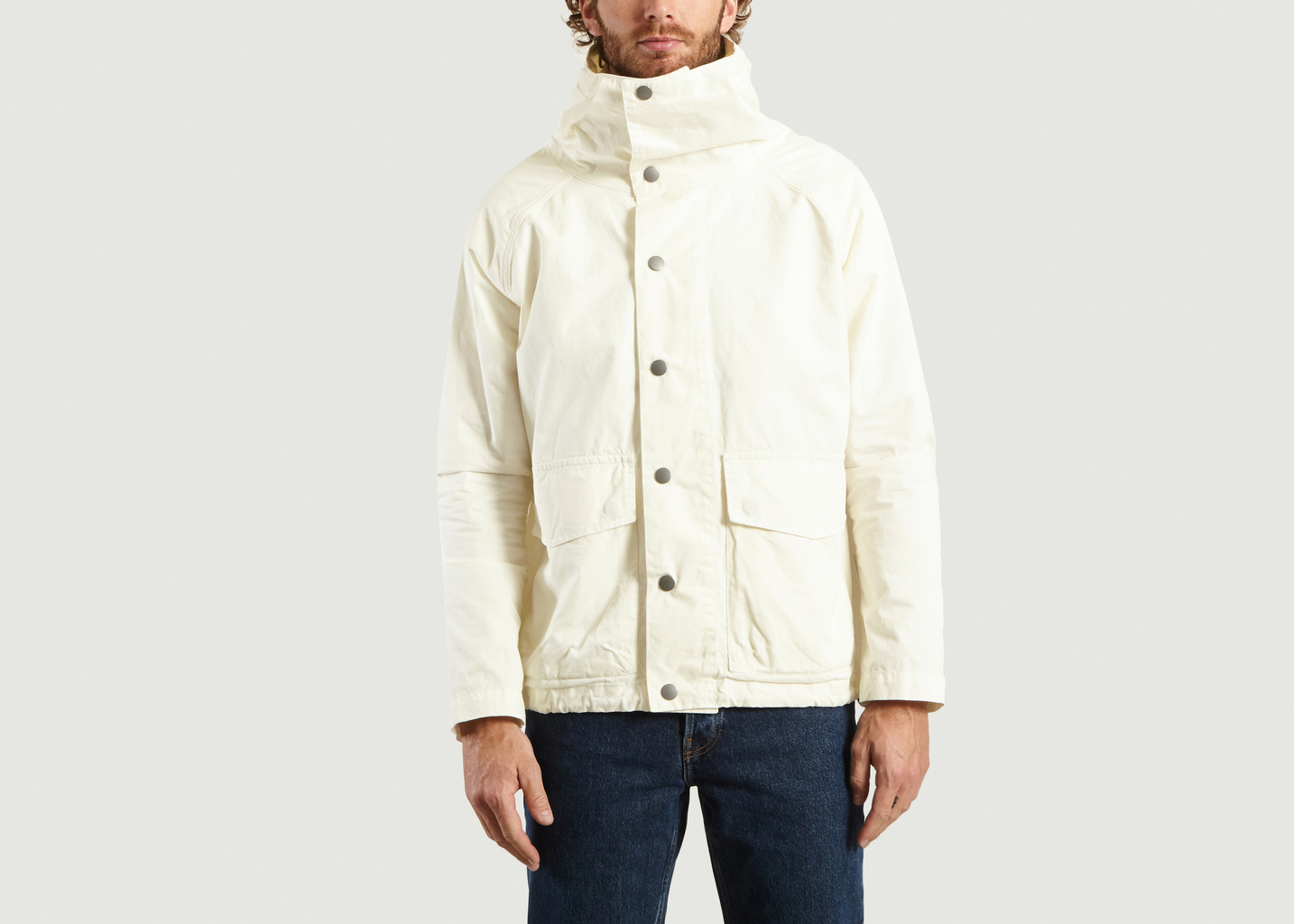 albam hooded parka navy