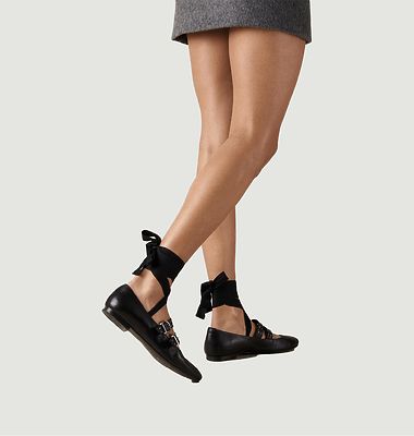 Thekla ballerinas with leather laces