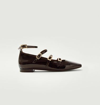 Luke Onix Ballet Flats en cuir