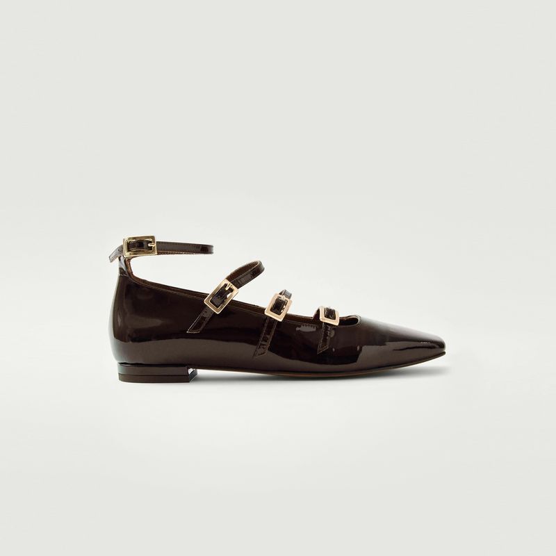 Luke Onix Ballet Flats en cuir - Alohas