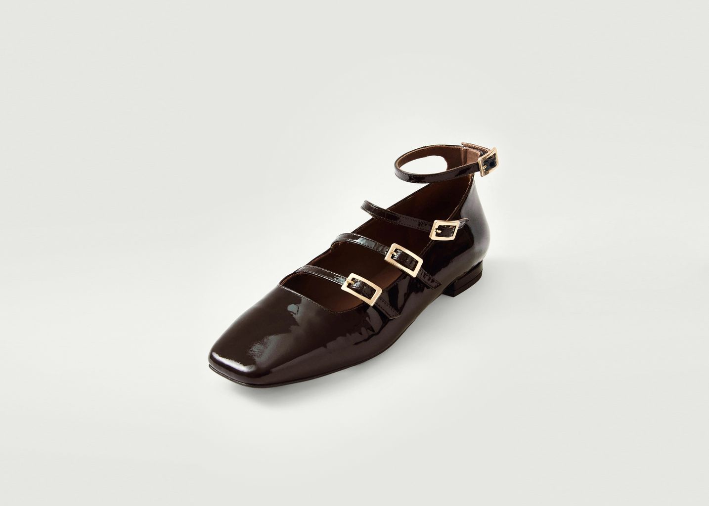 Luke Onix Ballet Flats in leather - Alohas