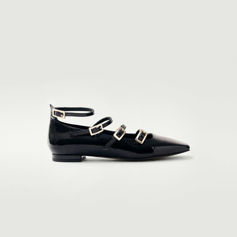 Luke Onix Ballet Flats in leather - Alohas