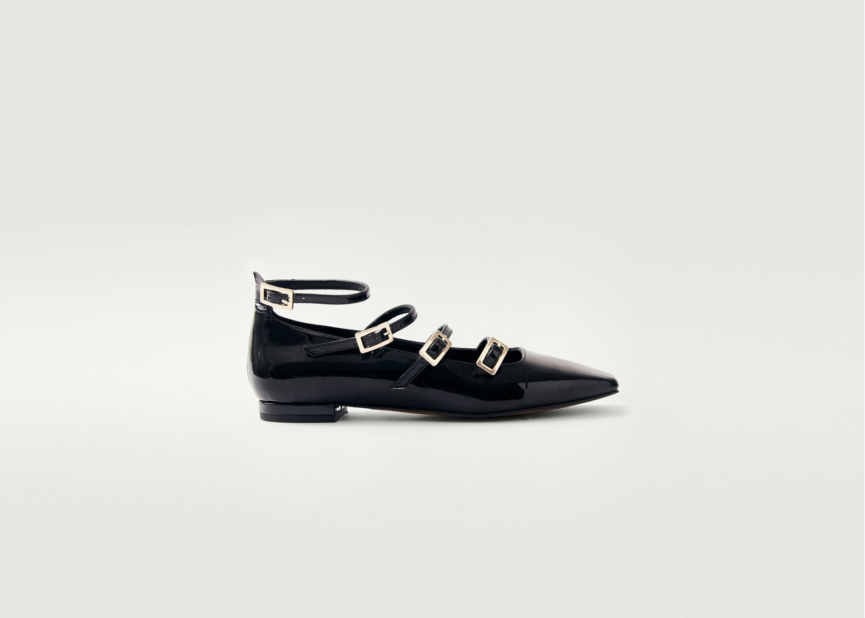 Luke Onix Ballet Flats in leather - Alohas