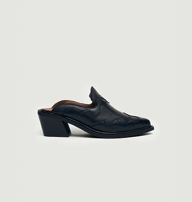 Weston leather mules