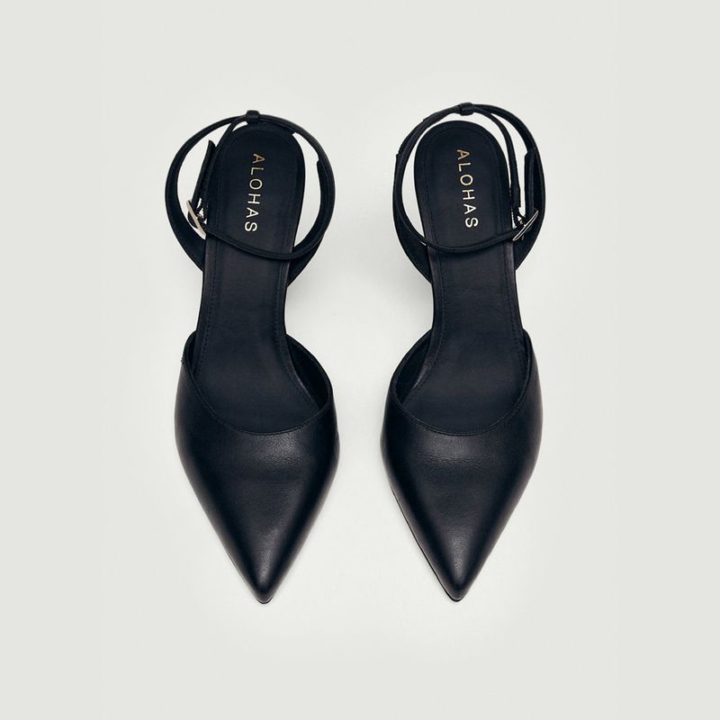 Pointed pumps in Cinderella leather - Alohas