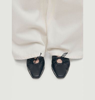 Amar leather mules