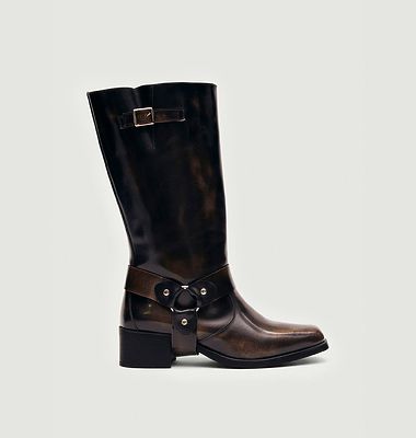 Bottes Rocky en cuir 