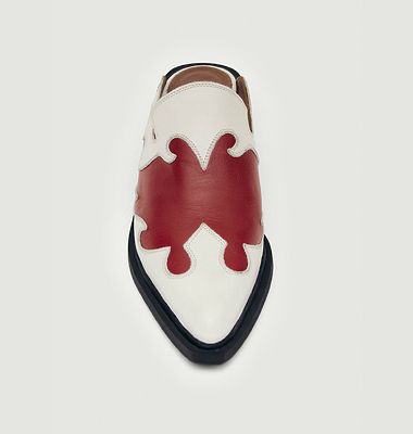 Weston leather mules