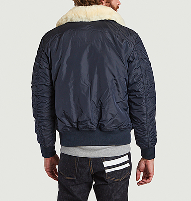 Blouson zippé avec col en fourrure Injector III