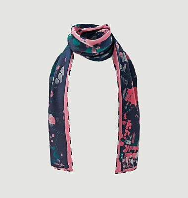 Abbesses printed scarf