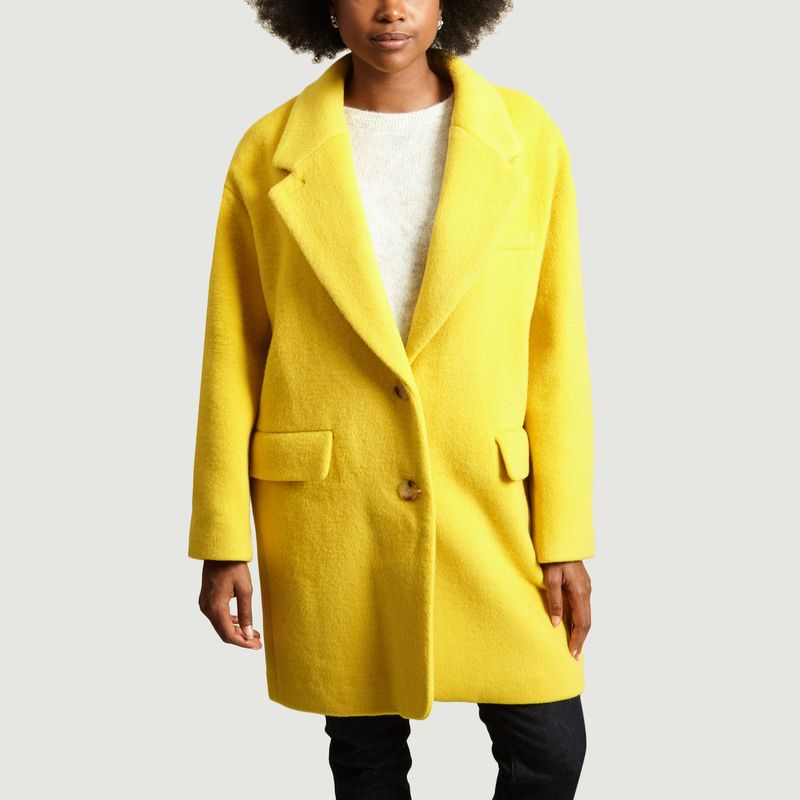 manteau jaune mango