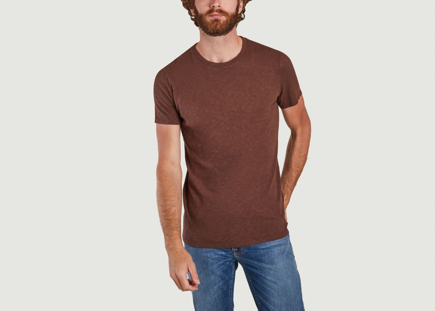 T-shirt ajusté en coton flammé Bysapick - American Vintage