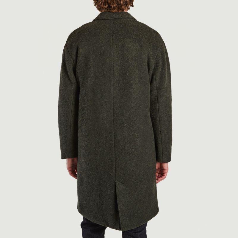 Langer Mantel Zefir aus recycelter Wolle - American Vintage