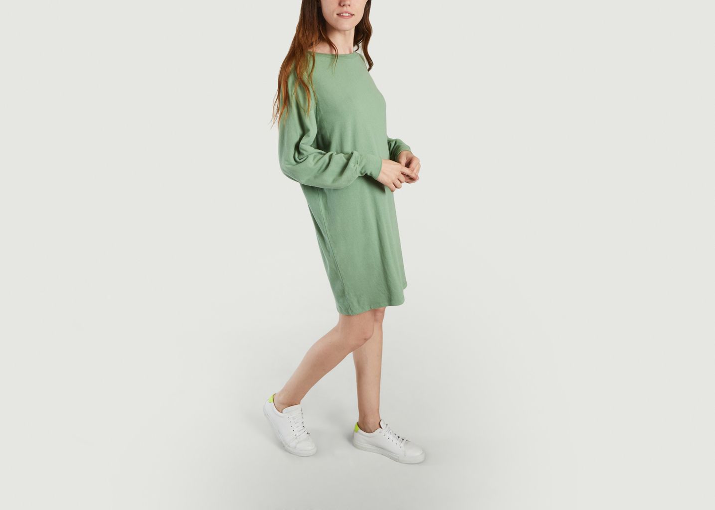 Ylitown Sweatshirt-Kleid aus Baumwolle - American Vintage